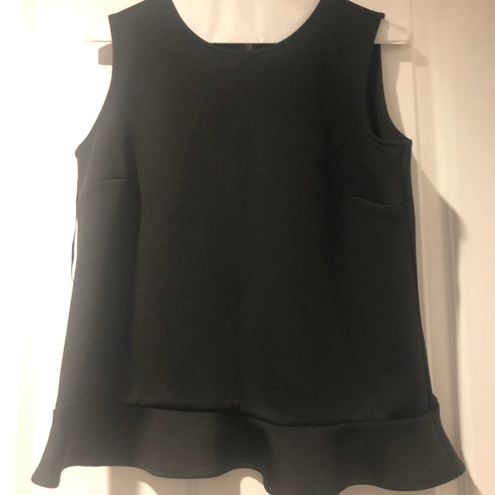 Black Peplum Blouse